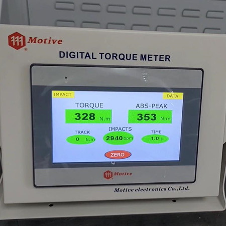 金華XJ科技公司采購一諾Motive扭力測試儀測試沖擊工具
